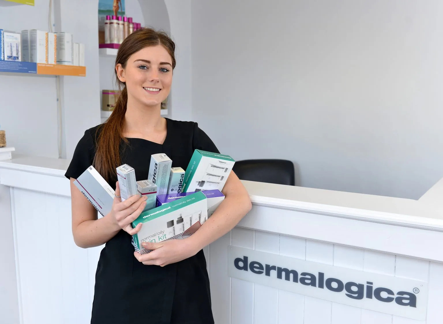 Our Dermalogica skin care specialist at Addlestone Therapy