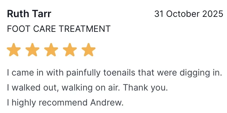 Foot Health at Addlestone Therapy, Addlestone